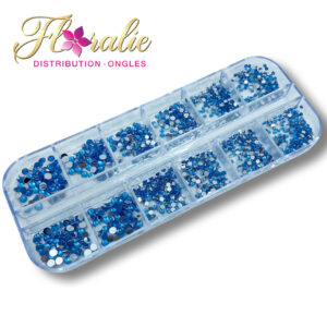 Lot de strass bleu (3)