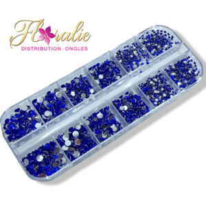 Lot de strass bleu (20)