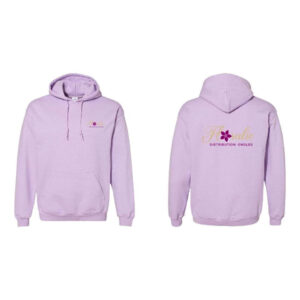 Hoodie Floralie Lilas