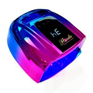 Lampe UV LED rechargeable avec poignée sans fil. Rose et bleu