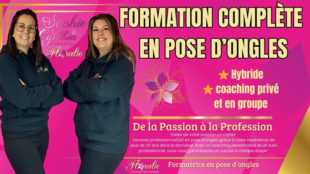Formation complète en pose d'ongles - Floralie Distribution Ongles