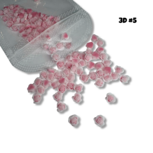 Fleur 3d nail art #5