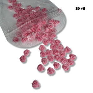 Fleur 3d nail art #6