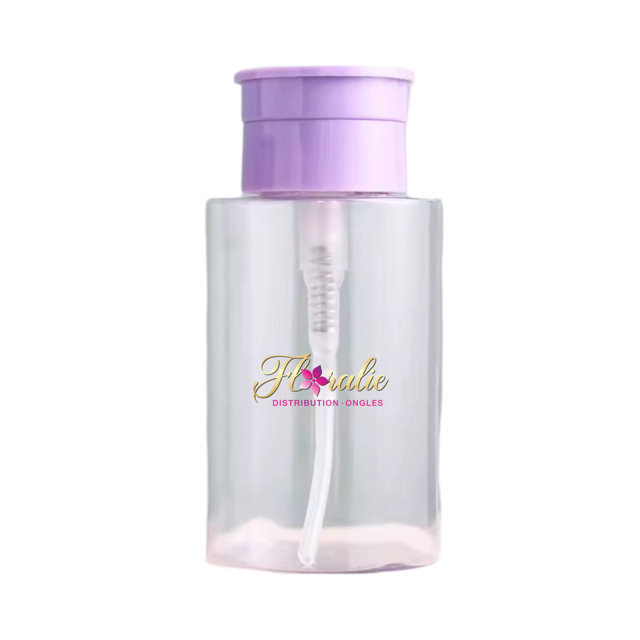 Flacon pompe pratique – Idéal pour l’alcool ou le dissolvant (MAUVE)