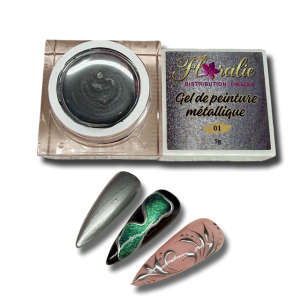 Gel de peinture métallique  #1 argent