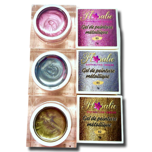 Trio de gel Métallique